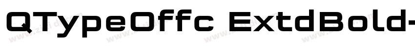 QTypeOffc ExtdBold字体转换